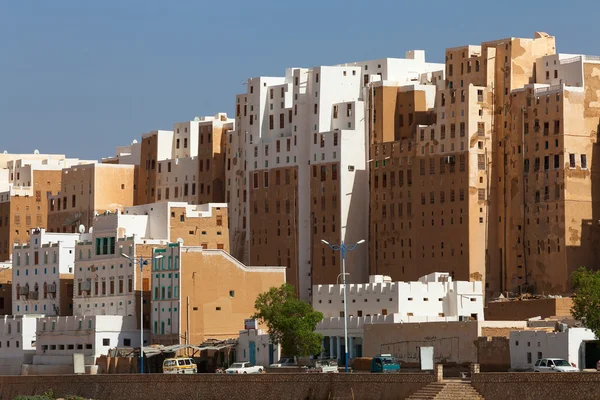 Shibam Stadt, Jemen — Stockfoto