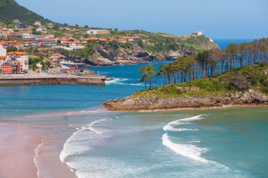 Şehir san sebastian görünümünü