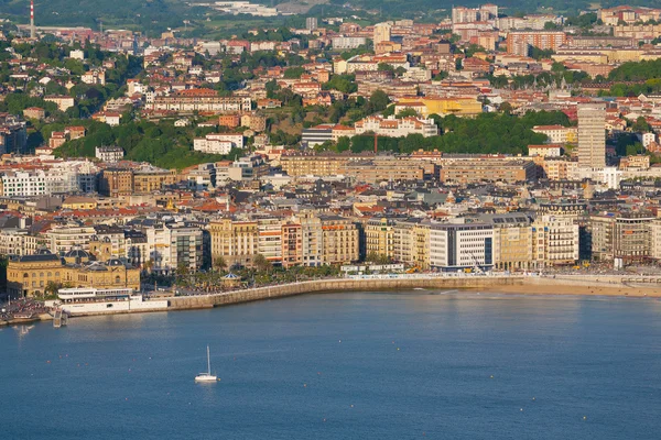 Vista a la ciudad San Sebastián — Foto de Stock
