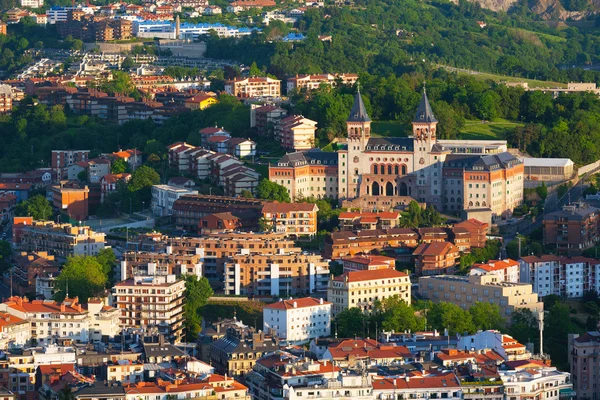 Вид на семинарию Сан-Себастьяна — стоковое фото