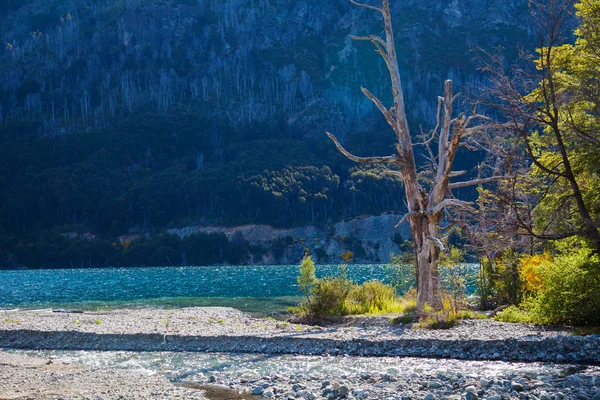 Outono paisagem montanhosa — Fotografia de Stock