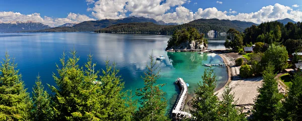 Lago Nahuel Huapi in Argentina — Foto Stock