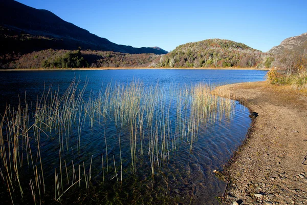 Puesta de sol en el lago — Foto de Stock