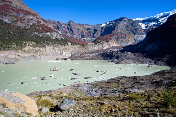 Černý ledovec, argentina — Stock fotografie