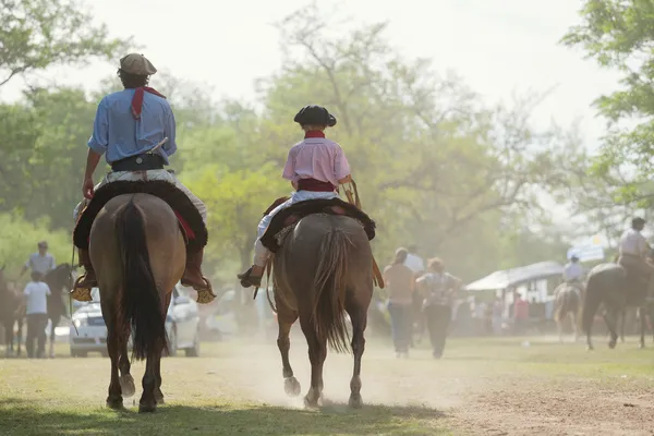 Argentinische Gauchos — Stockfoto