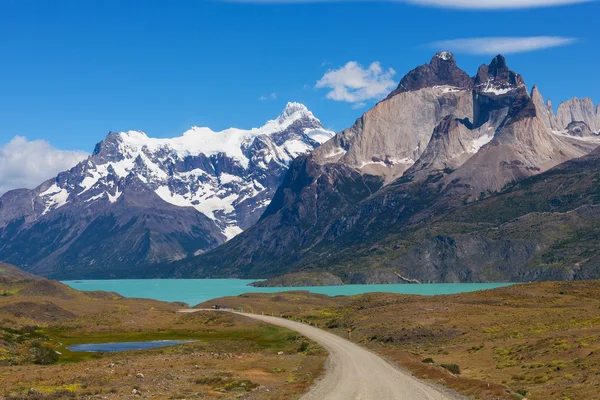 O Parque Nacional Torres del Paine — Fotografia de Stock