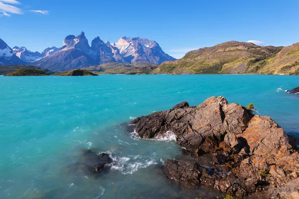 O Parque Nacional Torres del Paine — Fotografia de Stock