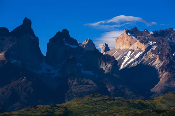 Nuvola di forma insolita nel parco nazionale Torres — Foto Stock