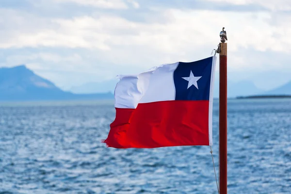 Bandera de Chile — Foto de Stock