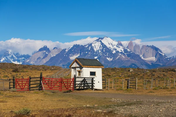 Górski krajobraz, patagonia, chile — Zdjęcie stockowe