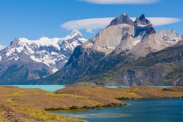 El Parque Nacional Torres del Paine — Foto de Stock