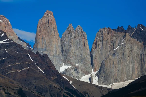 El Parque Nacional Torres del Paine — Foto de Stock