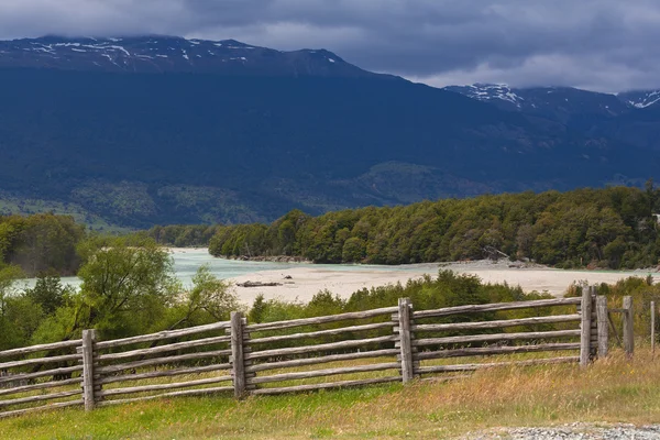 Mountain scenery, Carretera austral, Patagonia, Chile — Stock Photo, Image