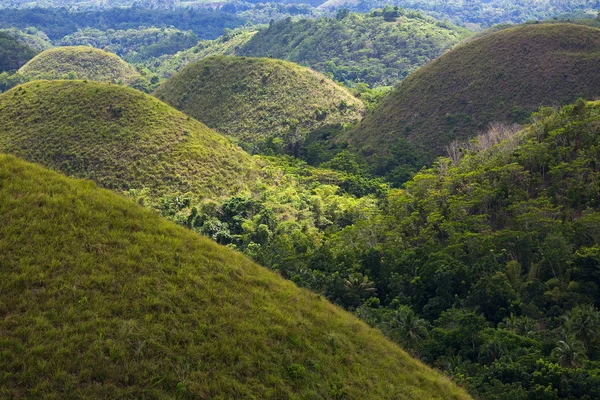 Chocolate Hills, Ilha do Bohol — Fotografia de Stock