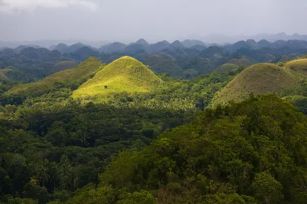 Chocolate Hills, Ilha do Bohol — Fotografia de Stock