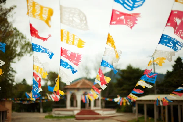 Drapeaux colorés — Photo