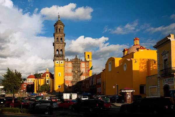 Kostel, puebla — Stock fotografie