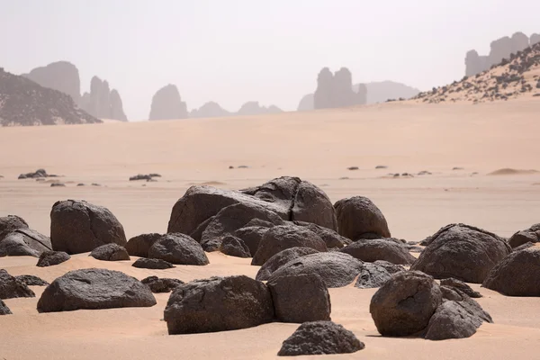 Pedras no deserto — Fotografia de Stock