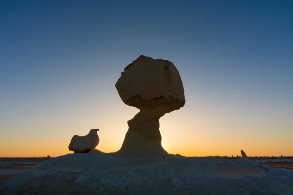 Rocks in the Western White Desert — Stock Photo, Image