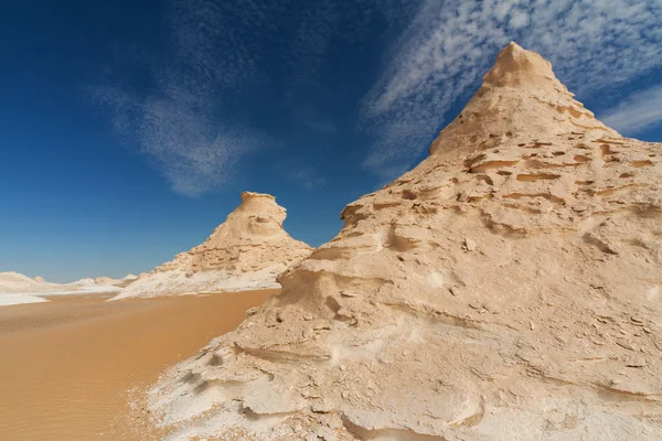 Mısır'daki beyaz çöl — Stok fotoğraf