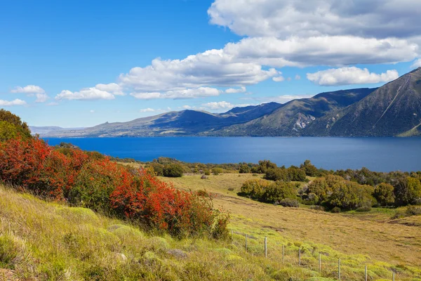 Lago Huechulafquen, parque nacional Lanin — Fotografia de Stock