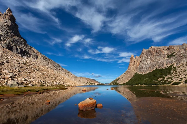 Tonchek lagoon, Bariloche — Stock Photo, Image