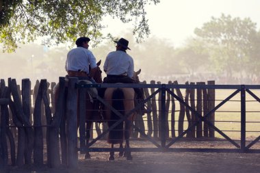 Gauchos tr fiesta de la tradicion san antonio de areco içinde