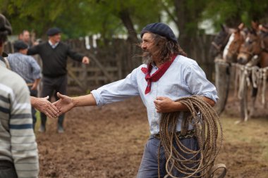 Gauchos tr fiesta de la tradicion san antonio de areco içinde