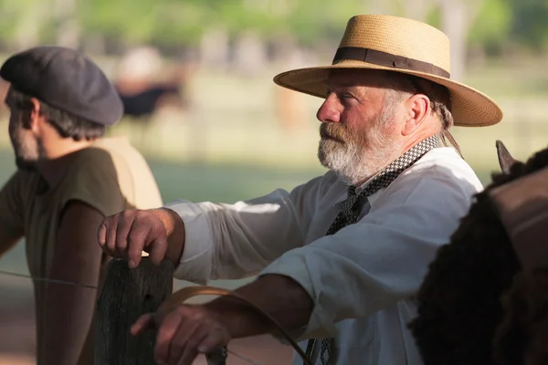 Gauchos en Fiesta de la Tradicion a San Antonio de Areco — Foto Stock