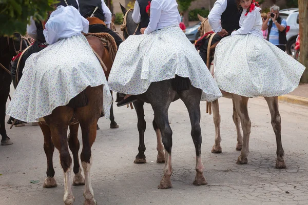 Gauchos en Fiesta de la Tradicion en San Antonio de Areco —  Fotos de Stock