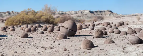 Formations rocheuses dans un parc national Ischigualasto — Photo