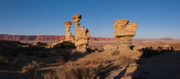 Ovanliga klippformationer, moon valley — Stockfoto