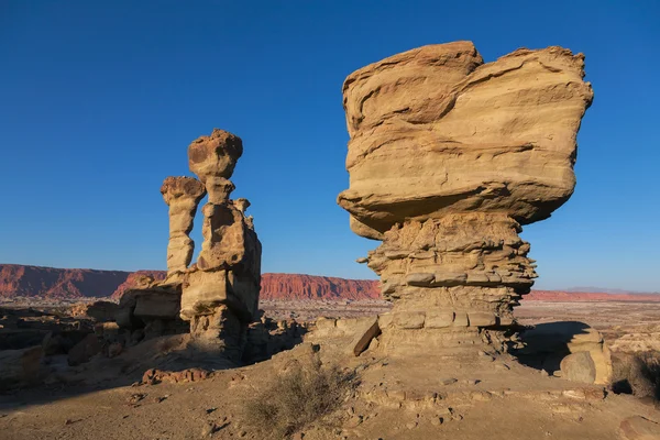 Niezwykłe formy skalne, moon valley — Zdjęcie stockowe