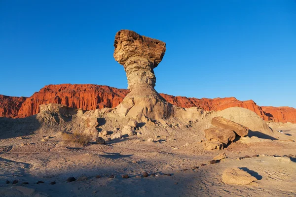 Neobvyklé skalní útvary, moon valley — Stock fotografie