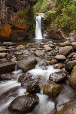 şelale los alerces, patagonia, Arjantin
