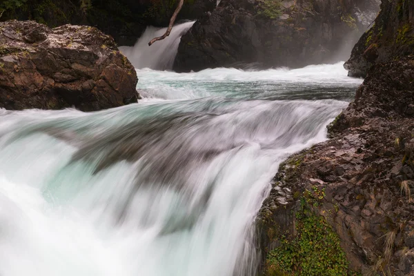 Waterfall Los Alerces, Patagonia, Argentina — Stock Photo, Image