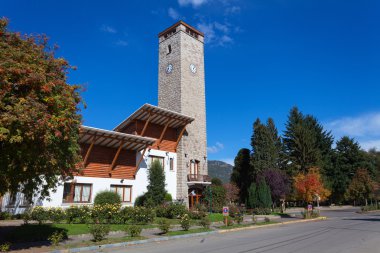 Şehir san martin de los andes, patagonia, Arjantin görünümünü