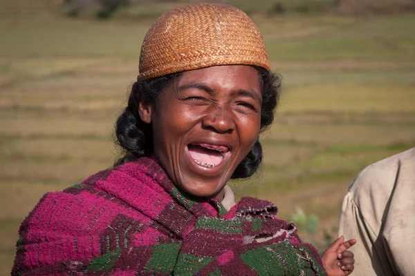 Belirsiz Madagaskarlı kadın — Stok fotoğraf