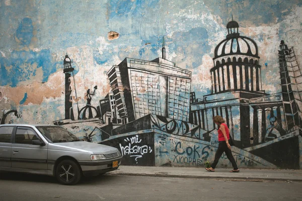 Havana, Kuba - 27. června: scény z života obyvatel — Stock fotografie