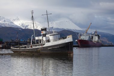 wrak statek w pobliżu ushuaia