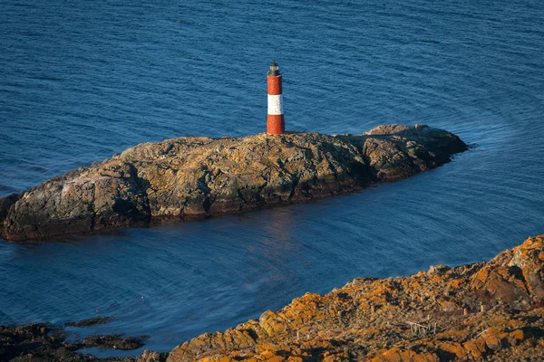 灯塔在比格尔海峡世界末日 — 图库照片