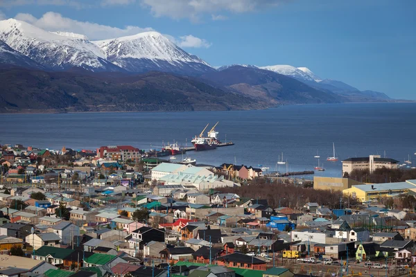 A view of Ushuaia, Tierra del Fuego. — Stock Photo, Image