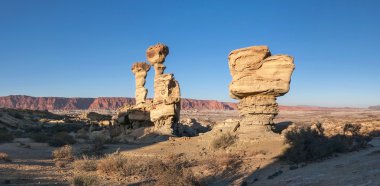 sıradışı kaya oluşumları, moon valley, san juan, Arjantin