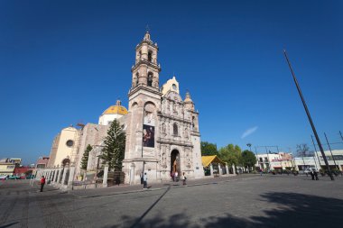 Cathedral in the ancient city Aguascalientes, Mexico clipart