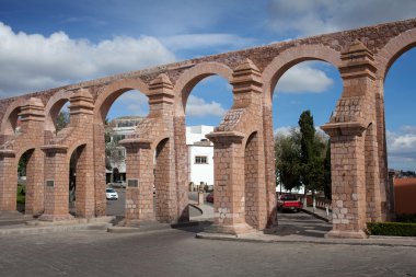 Koloni şehri: zacatecas, mexico eski su kemeri