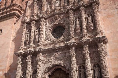 The church of colonial city Zacatecas, Mexico clipart