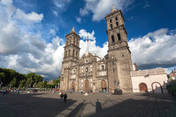 Puebla - jedna z kouzlo města v Mexiku — Stock fotografie