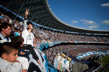 Buenos Aires, Arjantin - Mart 10: Arjantin klasikleri Fc Ricing v
