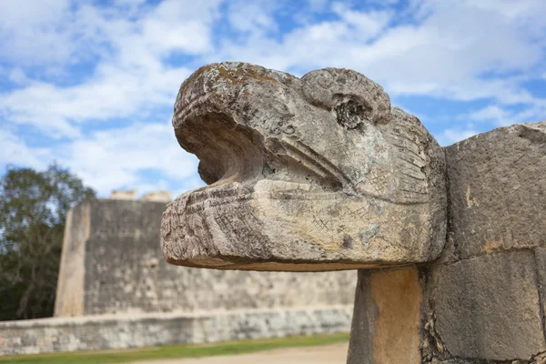 Reruntuhan piramida Maya, Chichen-Itza, Meksiko — Stok Foto