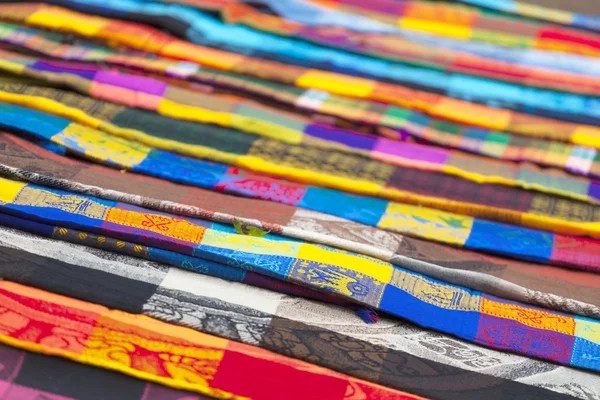 Telas de colores, México — Foto de Stock